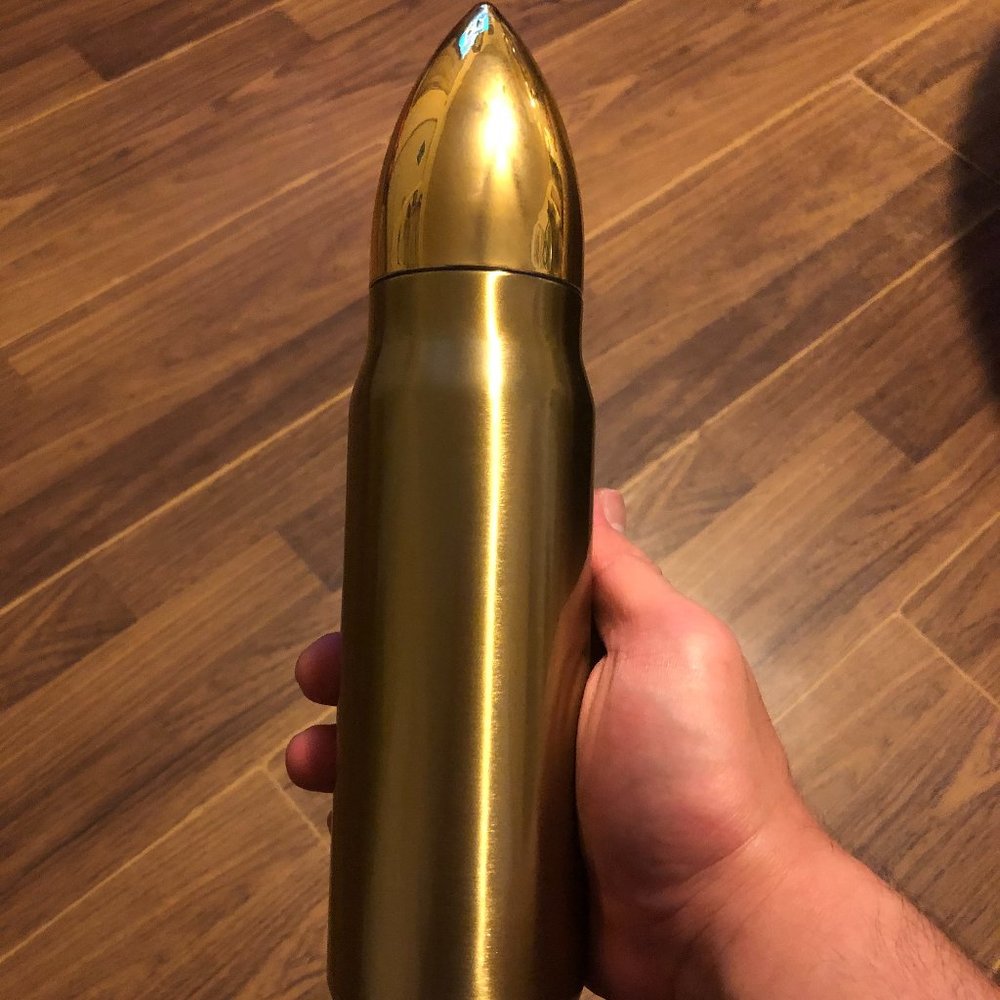 Stainless Steel Bullet Vacuum Tumbler Thermos 16oz